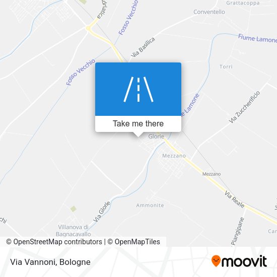 Via Vannoni map