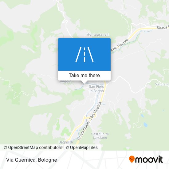 Via Guernica map