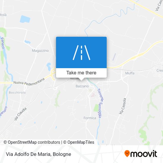 Via Adolfo De Maria map