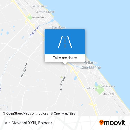Via Giovanni XXIII map