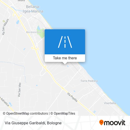 Via Giuseppe Garibaldi map