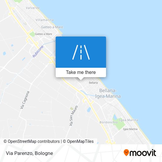 Via Parenzo map
