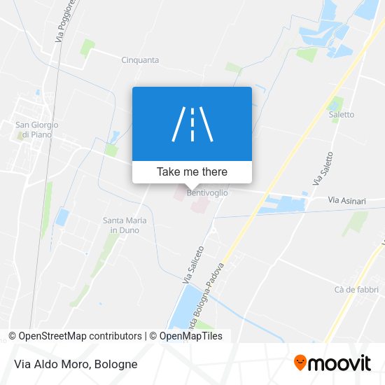 Via Aldo Moro map