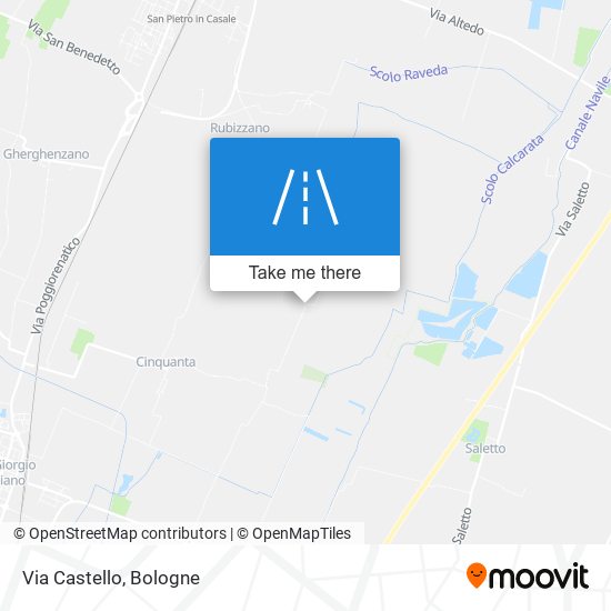 Via Castello map