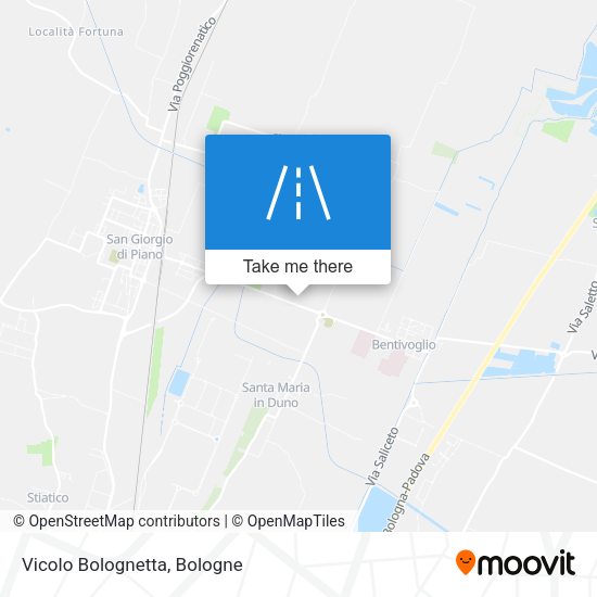 Vicolo Bolognetta map