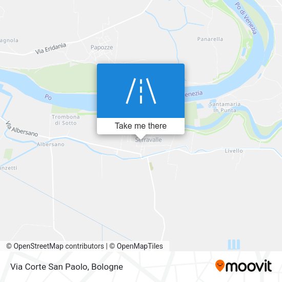 Via Corte San Paolo map