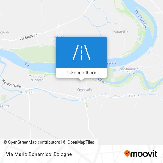 Via Mario Bonamico map
