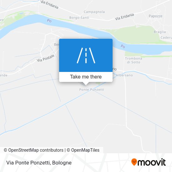 Via Ponte Ponzetti map