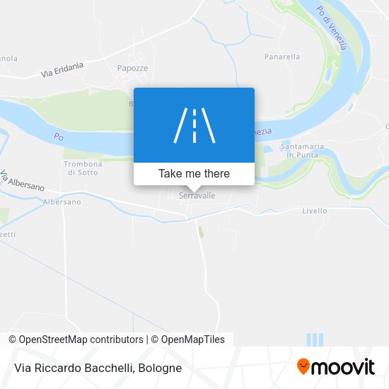 Via Riccardo Bacchelli map
