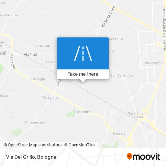 Via Del Grillo map