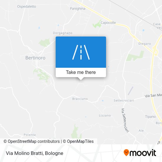 Via Molino Bratti map