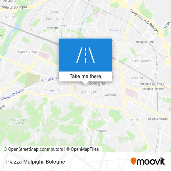 Piazza Malpighi map