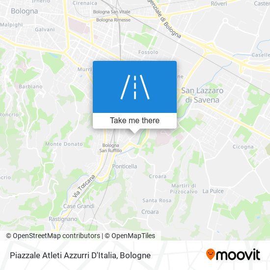 Piazzale Atleti Azzurri D'Italia map