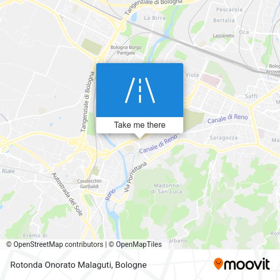 Rotonda Onorato Malaguti map
