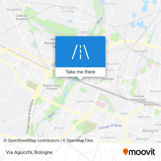 Via Agucchi map