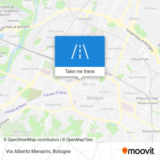 Via Alberto Menarini map