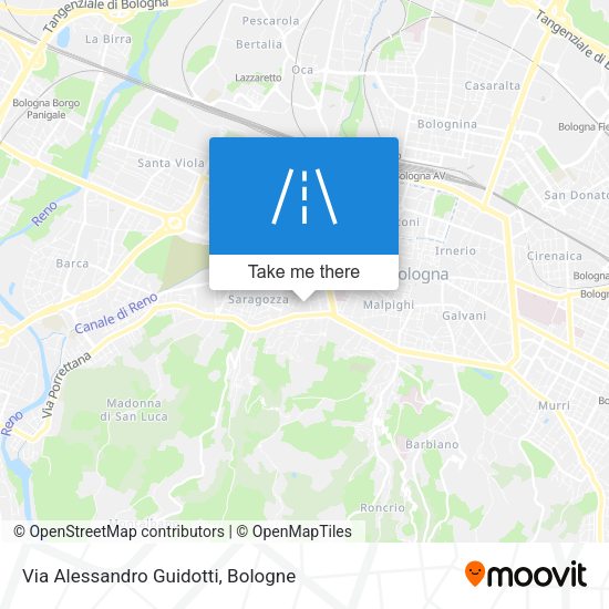 Via Alessandro Guidotti map
