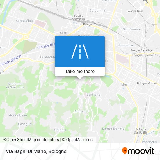 Via Bagni Di Mario map