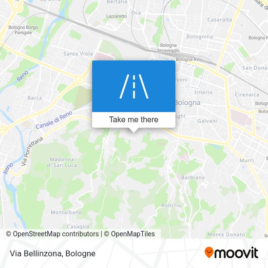 Via Bellinzona map