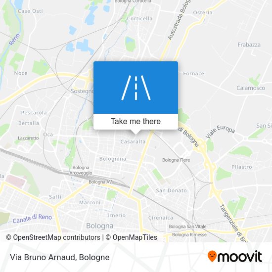 Via Bruno Arnaud map