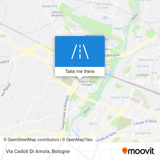 Via Caduti Di Amola map