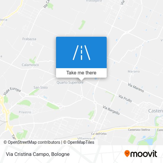 Via Cristina Campo map