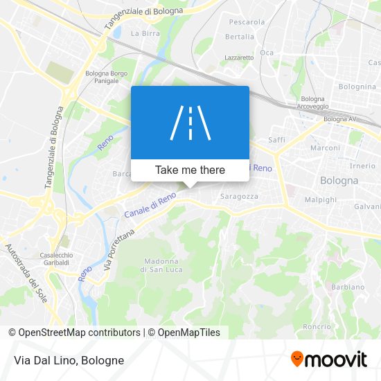 Via Dal Lino map