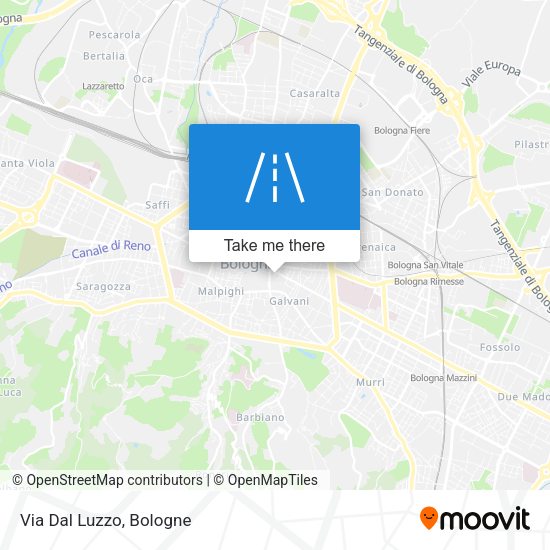 Via Dal Luzzo map