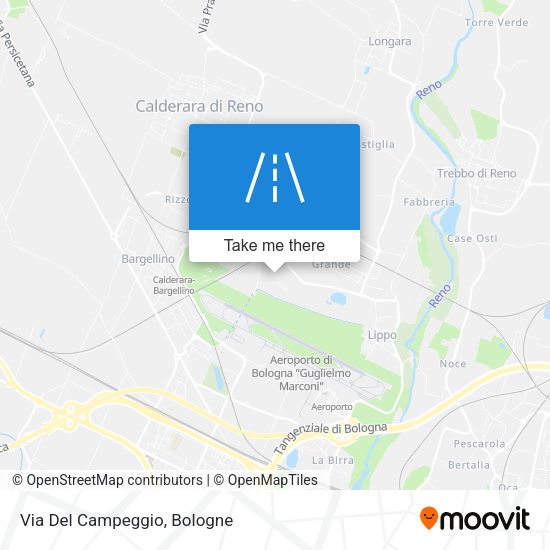 Via Del Campeggio map