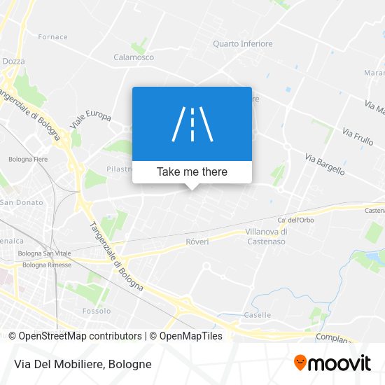 Via Del Mobiliere map