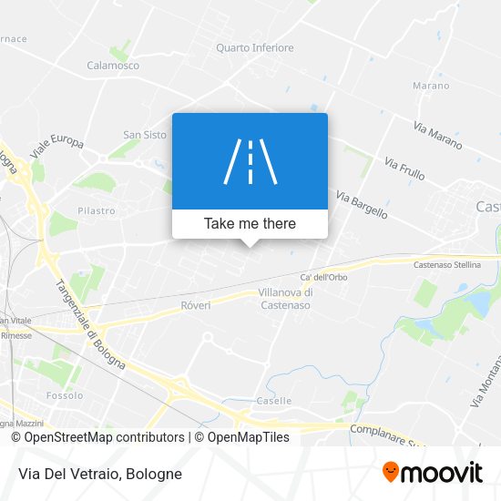 Via Del Vetraio map