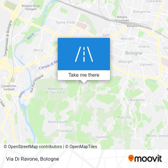 Via Di Ravone map