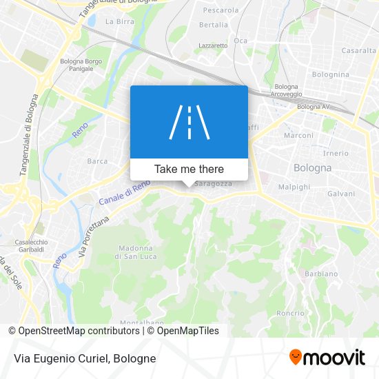 Via Eugenio Curiel map