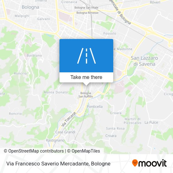 Via Francesco Saverio Mercadante map