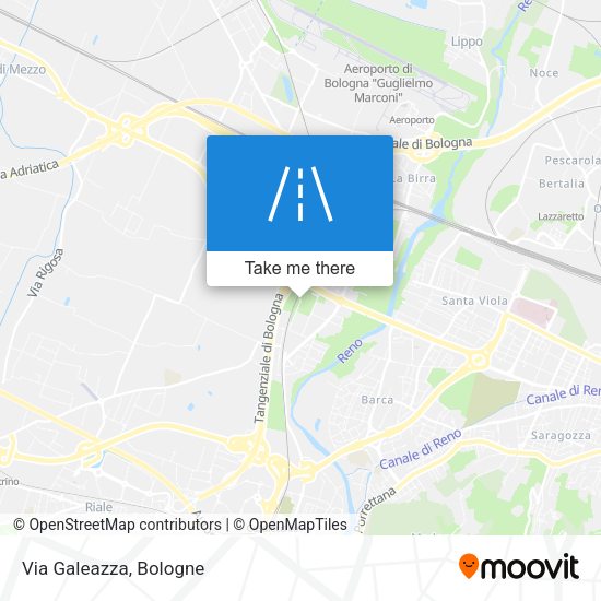 Via Galeazza map