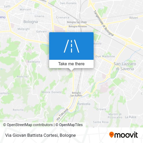 Via Giovan Battista Cortesi map