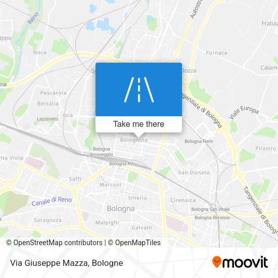 Via Giuseppe Mazza map