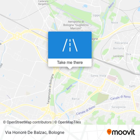 Via Honorè De Balzac map