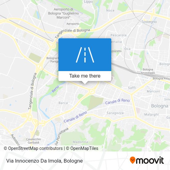 Via Innocenzo Da Imola map