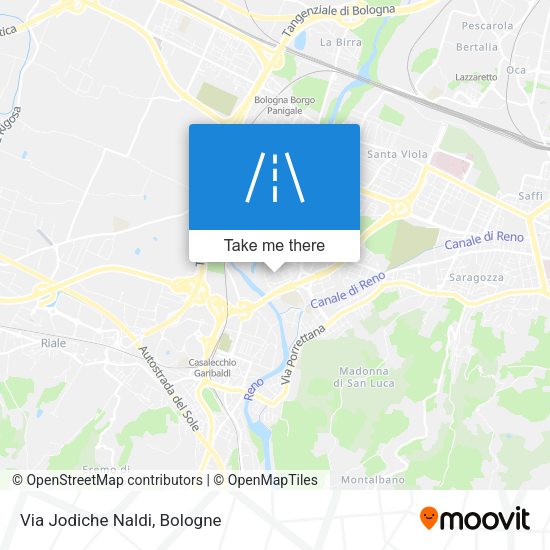Via Jodiche Naldi map