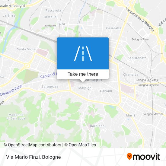 Via Mario Finzi map
