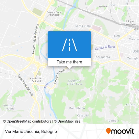 Via Mario Jacchia map