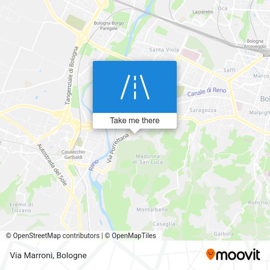 Via Marroni map