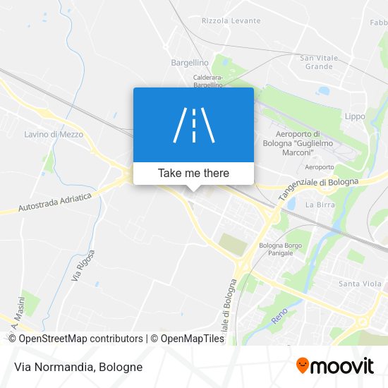 Via Normandia map