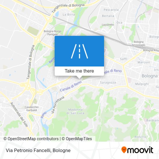 Via Petronio Fancelli map