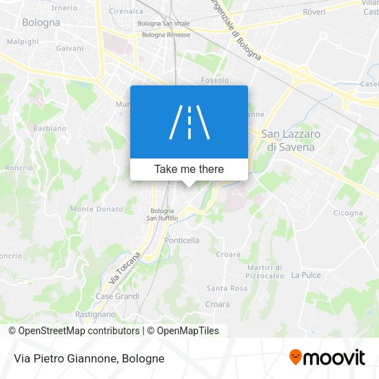 Via Pietro Giannone map