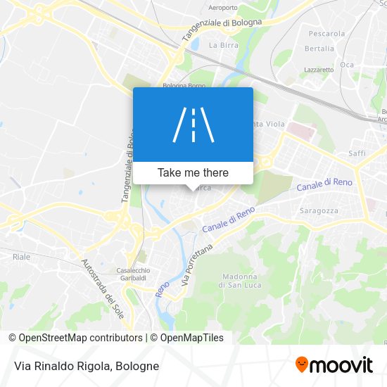 Via Rinaldo Rigola map