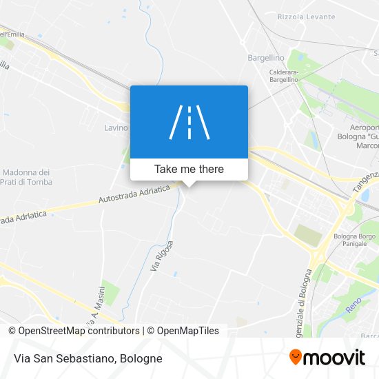 Via San Sebastiano map