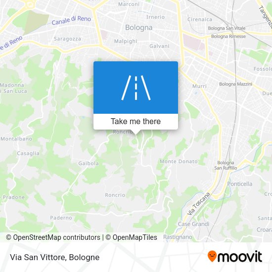 Via San Vittore map