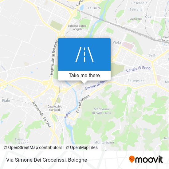 Via Simone Dei Crocefissi map